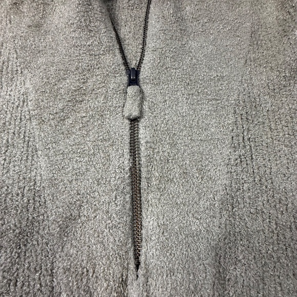 Barefoot Dreams CozyChic Lite Half Zip Pull-Over Sweater, Soft, 3X, Green, Cozy - Picture 4 of 11